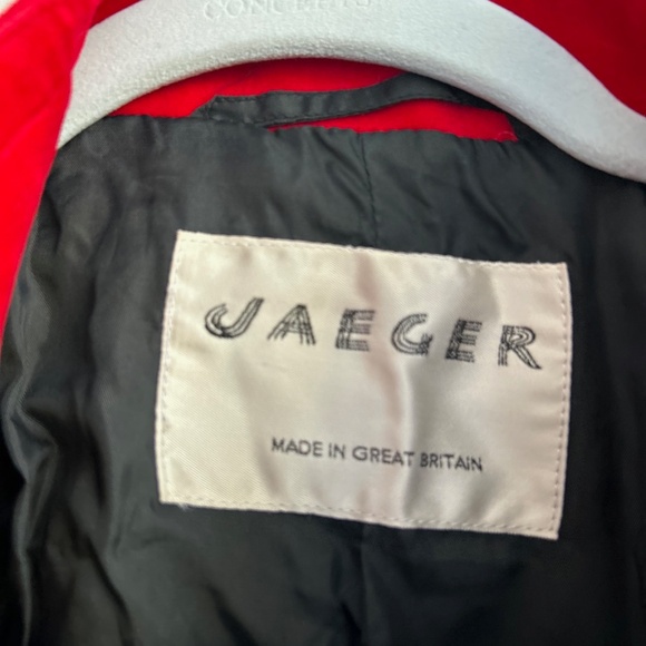 Jaeger Military Style Velvet Jacket - Picture 5 of 8